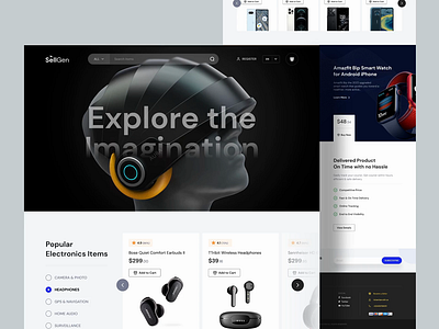Ecommerce Website - Animation app branding design graphic design illustration logo typography ui ux vector