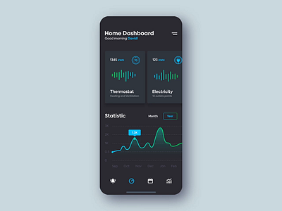 ⌚🌟 Smart Home Mobile UI Design animation branding design graphic design illustration typography ui ux