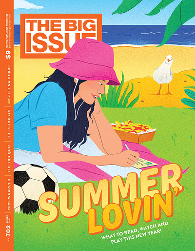 Summer Lovin' X Deb Lims beach life editorial magazine cover outdoors seasons