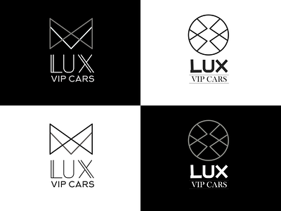Logo: Lux VIP Cars branding graphic design illustration logo typography vector
