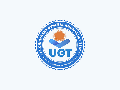 Logo: UGT branding graphic design illustration logo typography vector