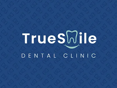 Logo design clinic dental dentist design doctor graphic design logo teeth tooth truesmile