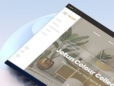 Jotun Company Website branding ui ux web