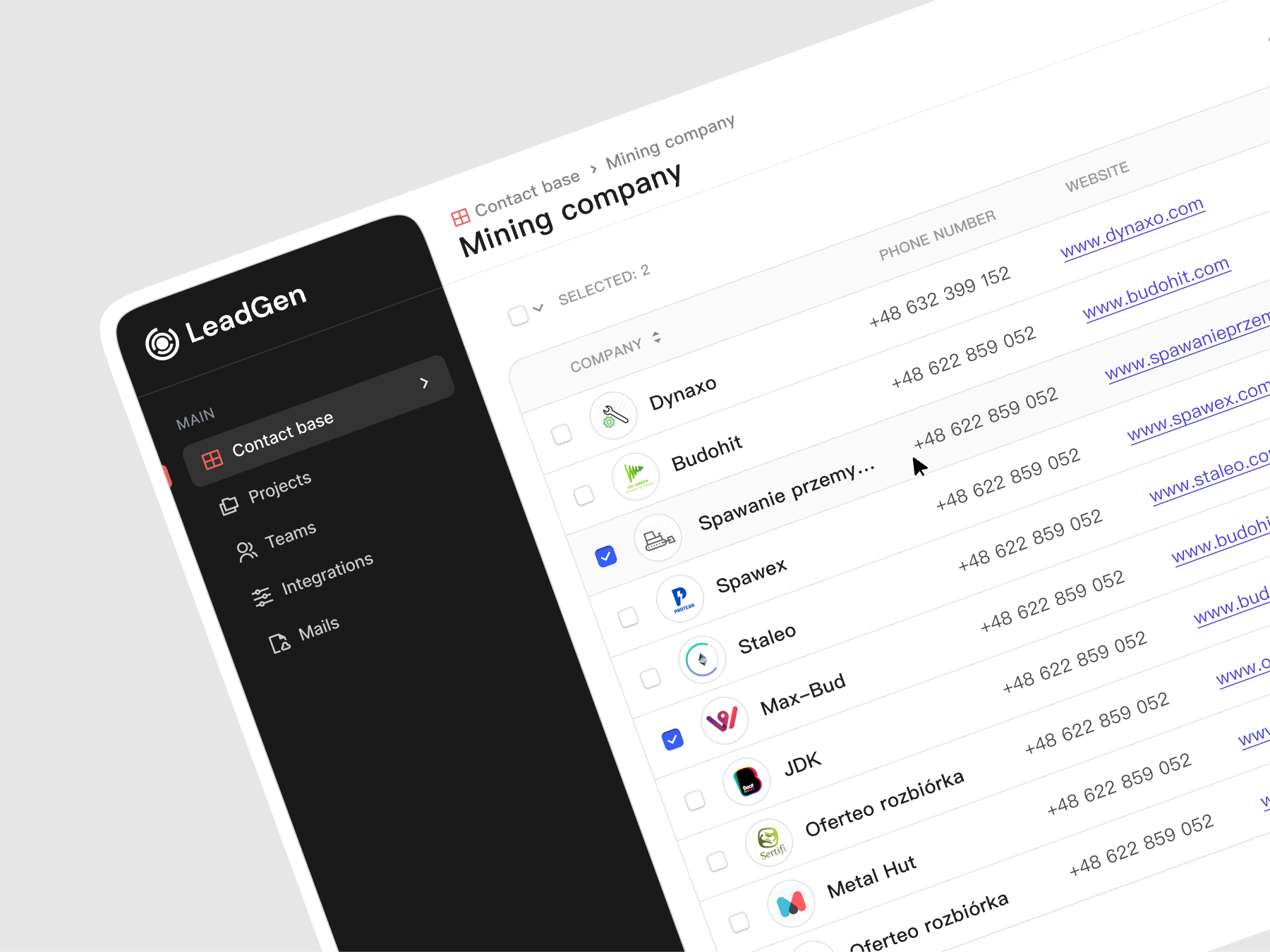 Leadgen - Streamlining Lead Generation for Sales Professionals
