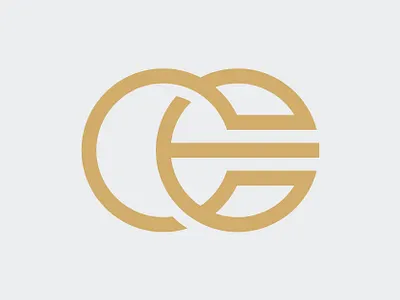 Geometric Minimalist Initials CE Logo brand branding ce creative design geometric graphic design icon illustration initials letter logo logo design logo mark logos logotype minimalist monogram simple vector