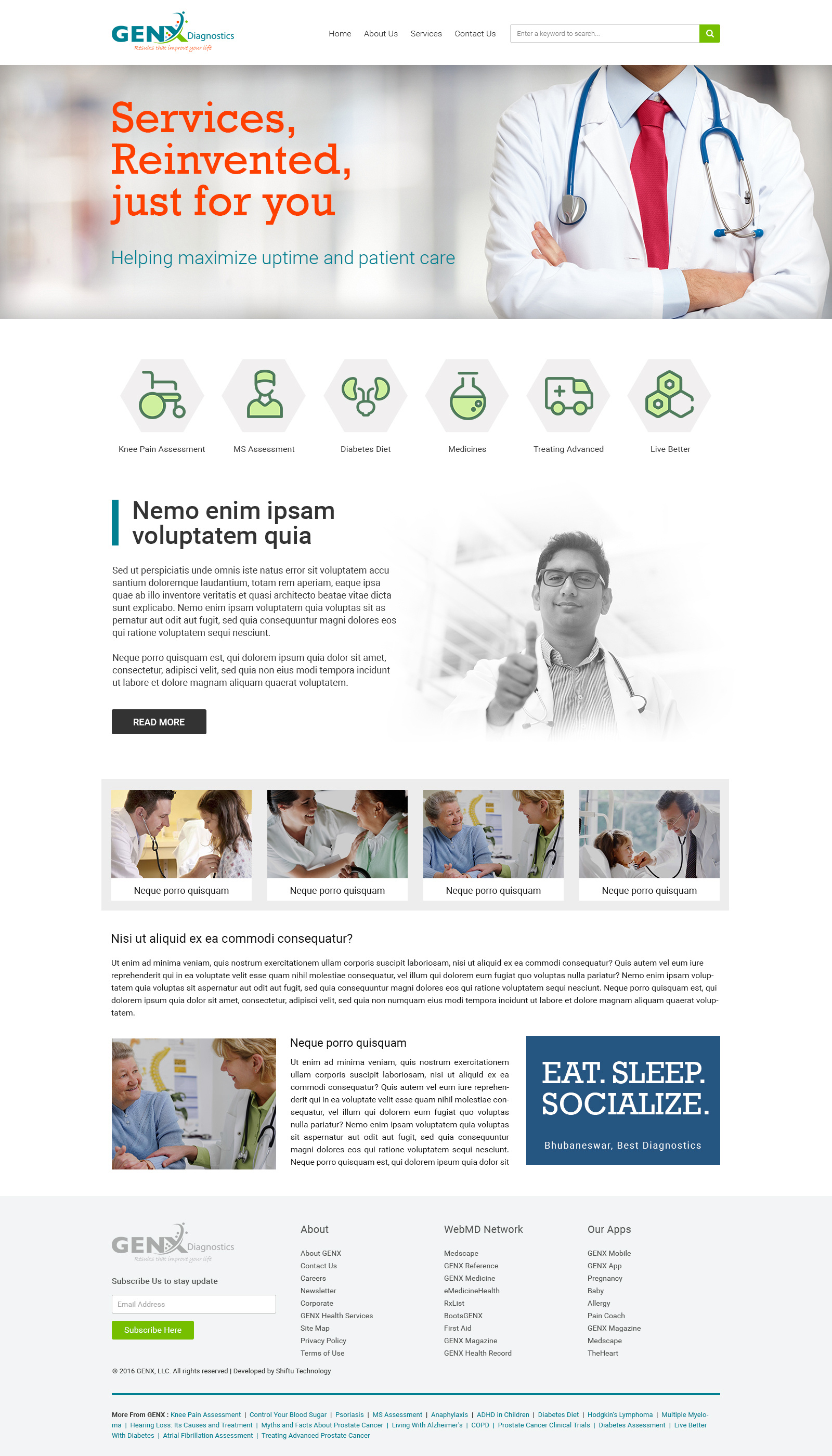Diagnostics ui