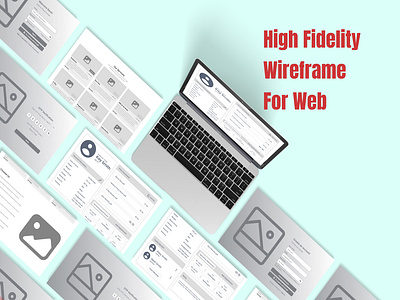High Fidelity Wireframe design high fidelity ui ux wireframe