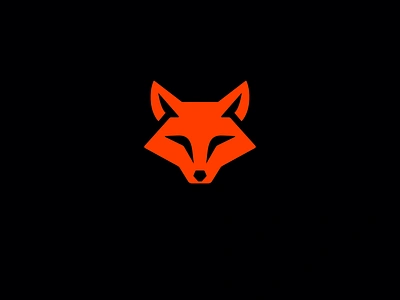 fox logo animal branding clever fox geometry head logo logo designer logotype minimal modern negative space power smart strong