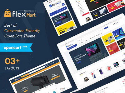 FlexMart Electronics & Gadgets eCommerce Multipurpose Theme computers design digital ecommerce electronics flexmart gadgets illustration mega modern online store opencart prestashop shopify templatetrip woocommerce wordpress