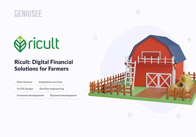 Ricult: Digital Financial Solutions For Farmers mobile app ui ux web development