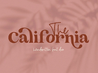 The California | Serif Font Duo app branding design graphic design illustration logo typography ui ux vector