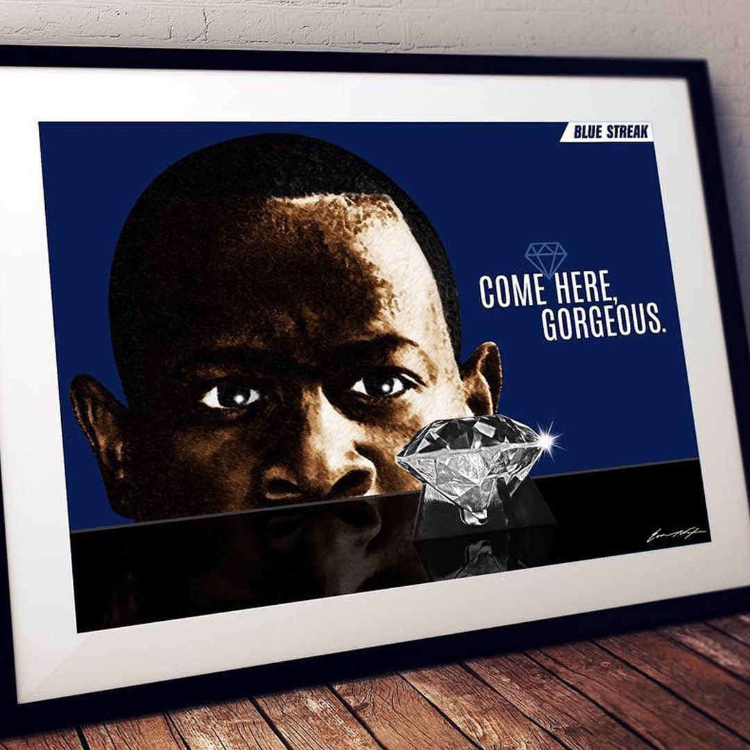 Martin Lawrence [Blue Streak] by Evan Nixon on Dribbble