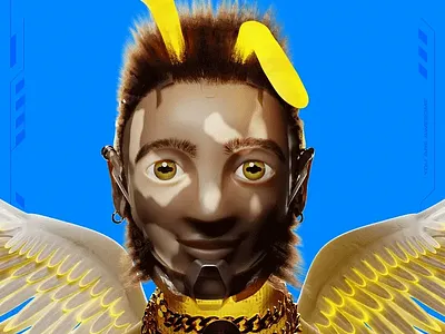 Vibehead 2 3d 3d art 3d design 3d modeling animation blender3d