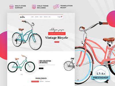 Rideways – Bicycle Parts & Accessories – eCommerce Theme bicycle bootstrap clean design ecommerce illustration modern online store opencart prestashop responsive shopify template templatetrip theme toys woocommerce wordpress