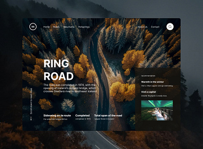 Ring road best design desktop app desktop design graphic design jangle road travel ui uidesign ux design web design