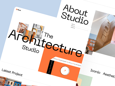 Architecture Website landing Page Design architecture building business ecommerce framer website house interior minimal modern website property real estate sports ui ux web design