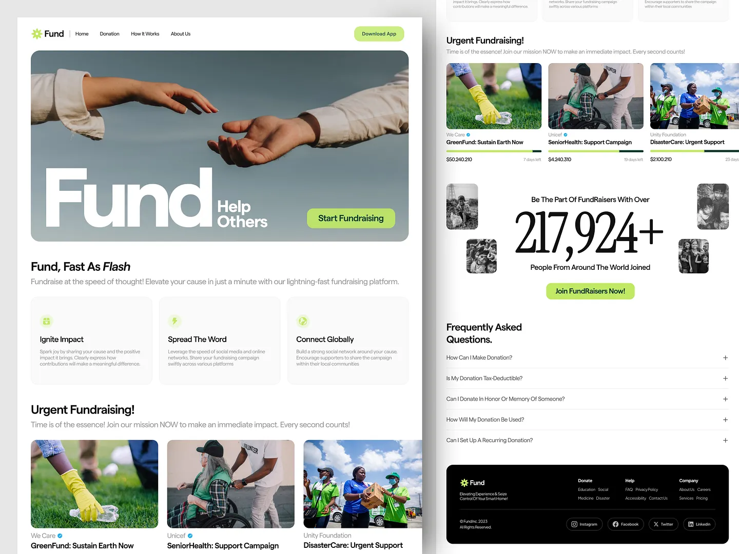 Innovative Link Preview Design for Fundraising Platforms