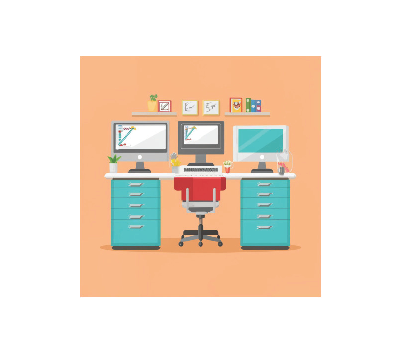 office-desk-design-by-riaz-uddin-on-dribbble