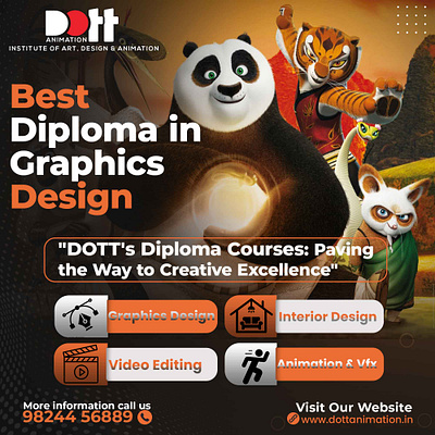 Best Diploma in Graphics Design Class in Rajkot | Dott Animation branding graphic design logo design or branding video design
