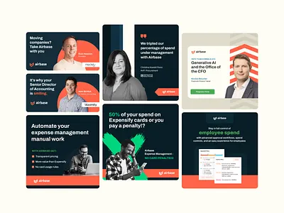 Airbase Ad Creatives ad design ads advertisement branding design events graphic design illustration linkedin linkedin ads social media ads