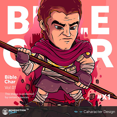 Bible Char #1 character design illustration