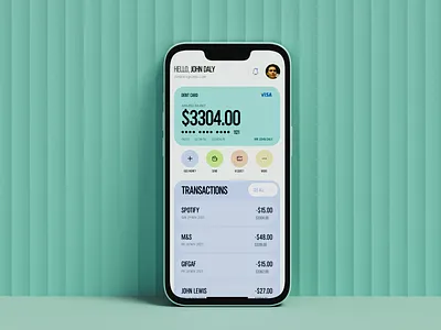 Mobile banking app 3d app design banking app cinema4d ios mobile app ui ux uxui design