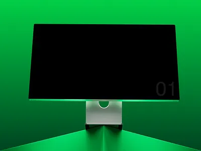Studio Display Mockups 3d acid branding craftwork design graphic design imac landing light minimalist mockups motion graphics screen studio studiodisplay ui web