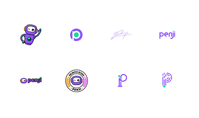 Penji Reconcept Logo and Icon artwork badge branding graphic design icon illustration logo logoword vector