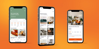 E Commerce UI Kit / Furniture UI animation app apps design e commerce ui figma figma app figma apps figma kit figma mobile ui figma mobile uiux figma ui kit furniture ui mobile apps mobile ui mobile ui kit mobile uiux ui ui kit uiux