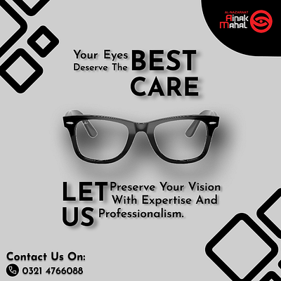 Social Media Post Design. 3d best branding classy cozy design engaging flyer glasses graphic graphic design media optics post professional smooth social typography versatile warm