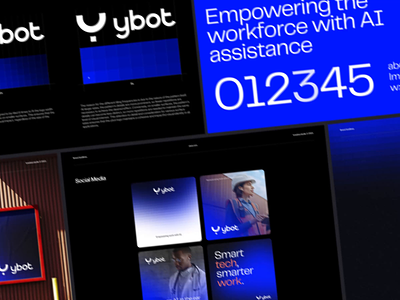 ybot — Brand Guide ai artificial intelligence b2b brand guide branding logo saas visual identity