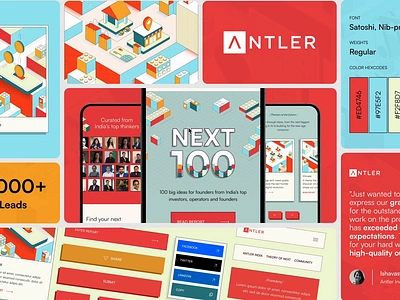 Antler Next 100 Report | VC Report by EPYC blocks branding community finance founders framer graphic design illustrations interactions logo lottie mobile report rive venture capital web webdesign webflow website