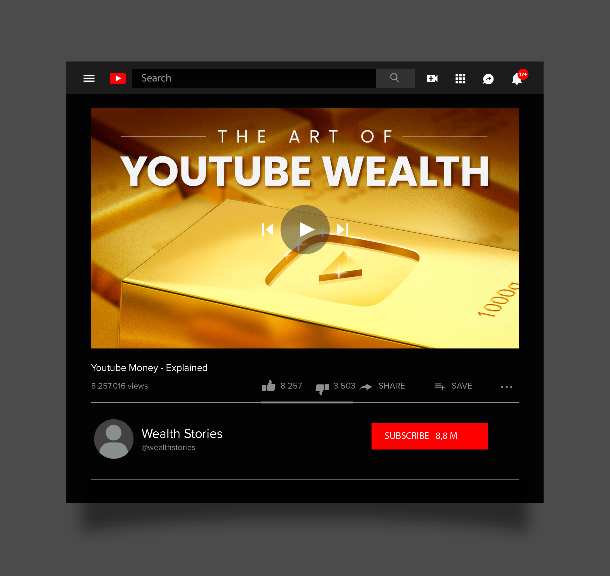 Youtube Channel Thumbnail branding graphic design thumbnail video website youtube