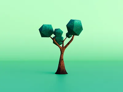 Tree 3d blender3d illustration