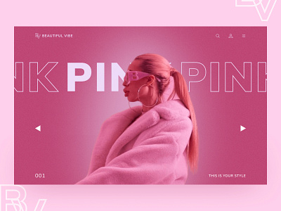 Beautiful vibe design concept | 01 barby style concept design design concept girl pink soft color ui ux web design