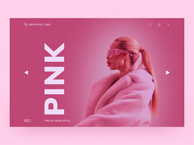 Beautiful vibe design concept | 02 barbie style concept design design concept girl pink soft color ui ux web design