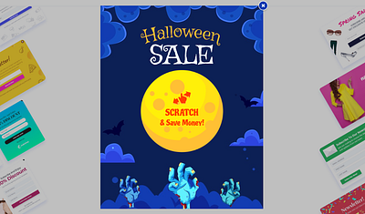 Zombie Discount elementor figma landing page web design wordpress