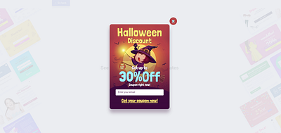 Witchery Holiday elementor figma landing page web design wordpress