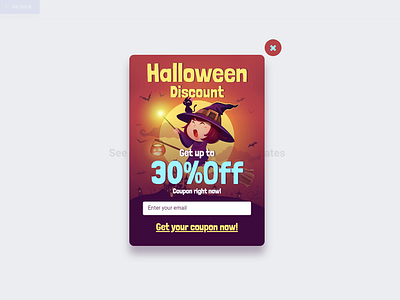 Witchery Holiday elementor figma landing page web design wordpress