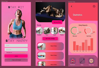 Women fitness app