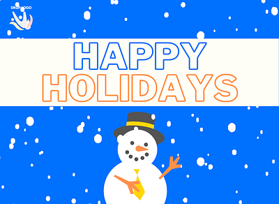 Let it snow! (Canva Template) canva design happy holidays snow template