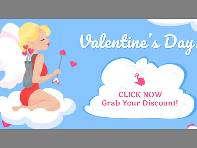 Valentines Day design elementor figma graphic design web design wordpress