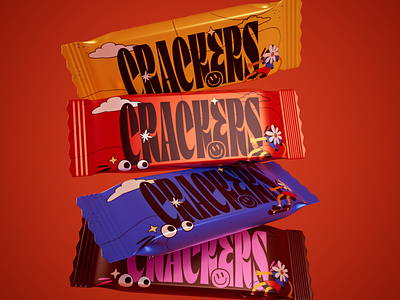 Crackers Package Design branding design illustration logo ui