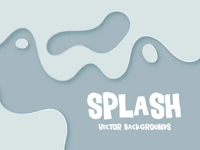 Abstract Splash Backgrounds abstract backdrop background drop grain grainy illustration minimalist noise plastic shadow splash texture vector wallpaper wave wavy