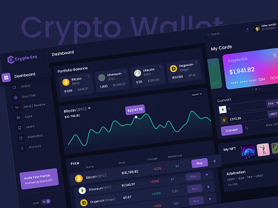 Crypto Wallet app crypto design interface ui ux