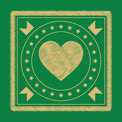 Heart Round branding graphic design logo movies romantic sport vintage