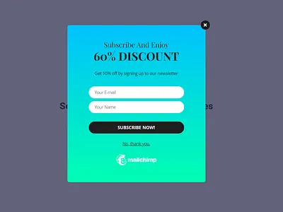 Subscribe now design elementor figma landing page web design wordpress