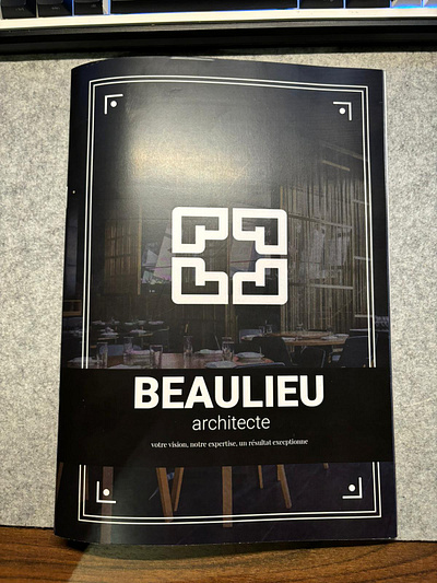 projet brochure BEAULIEU architectes
