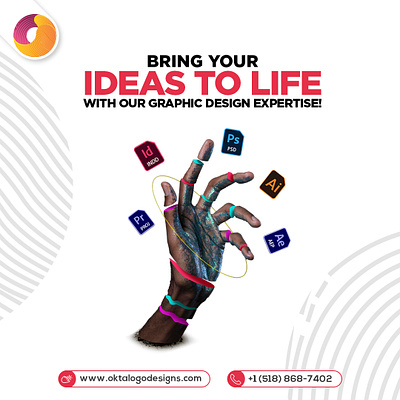 Bring Your Ideas To Life With Our Graphic Design Expertise animation branding graphic design motion graphics ui