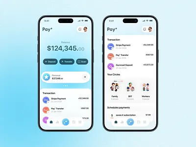 Mobile Wallet App app app design banking branding minimal mobile sajon ui ux wallet